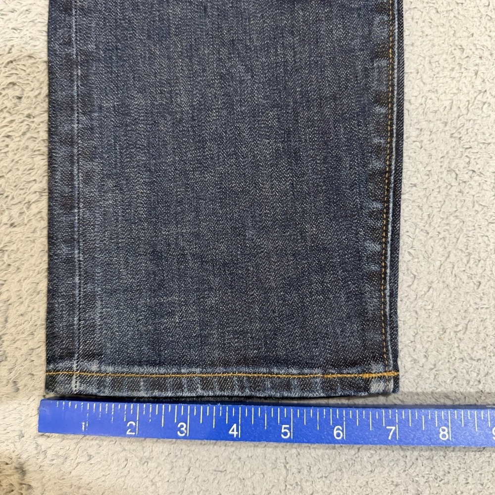*READ* J Crew 484 35x34 Slim Fit Japanese Redline Selvedge Button Fly Jeans Dark - Picture 6 of 12